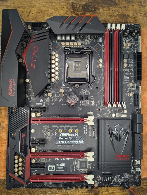 ASROCK Z170 GAMING K6 Motherboard Intel Z170 LGA 1151 4 X DDR4 ATX M 2 ASRock Z170 Gaming K6 Motherboard Intel Z170 LGA.webp