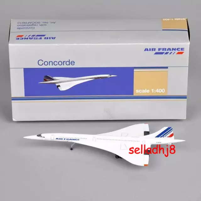 1/400 Scale Concorde Air France Airplane 1976-2003 Airliner Alloy Aircraft Model