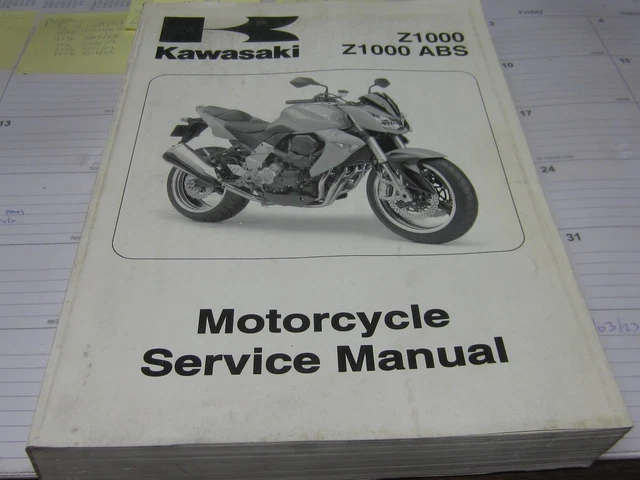 Kawasaki 2007 ZR1000B7F/C7F  Z 1000  service manual