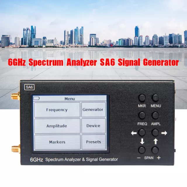 SA6 6GHz Analyseur De Spectre Générateur De Signal Rf Wifi 2G 4G Lte Cdma Gsm