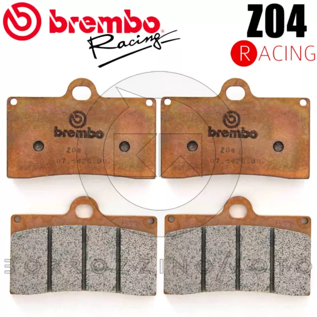 Brembo Pastiglie Freno Anteriori Z04 Sinter Racing Yamaha Yzf 600 R6 Anno 2010