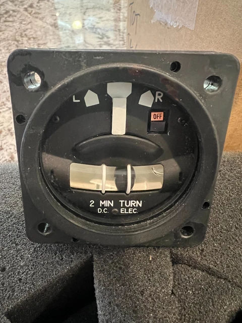 MidContinent 28VDC Turn and Bank Indicator 5550-8340N5L with Harness