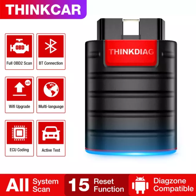 Thinkdiag OBD2 Scanner Code Reader Bidirectional Diagnostic Tool ECU Key Coding