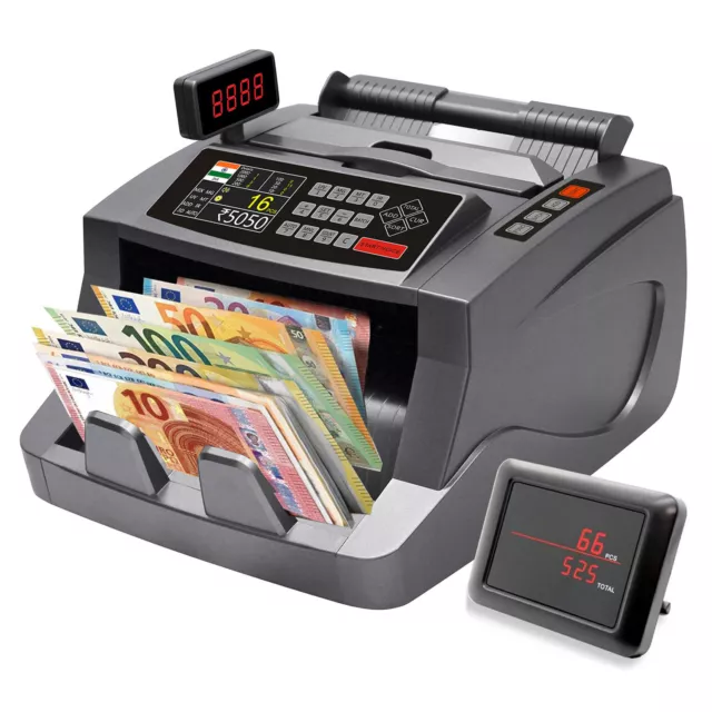 Geldzählmaschine Geldzähler Geldprüfer Geldscheinzähler Banknotenzähler UV MG