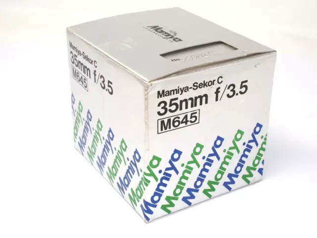 Mamiya Sekor C 80mm f/2.8 N M645 Lens Empty Box