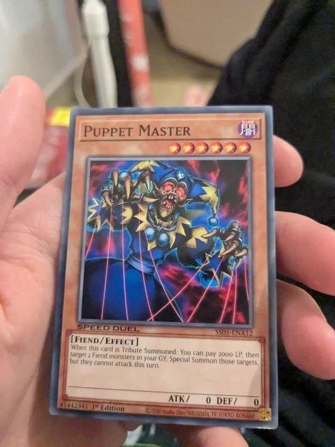SS05-ENA12 PUPPET MASTER Common 1st Edition Mint YuGiOh Card 1.00 - PicClick UK SS05-ENA12 PUPPET MASTER Common 1st Edition Mint YuGiOh Card 1.00 - PicClick UK