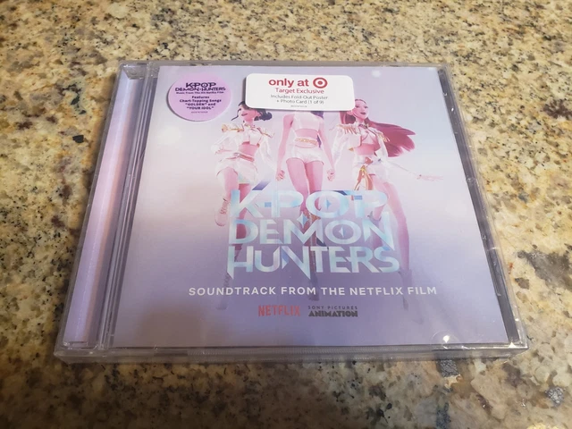 Demon Target K-POP DEMON HUNTERS Cd Brand New Target Exclusive - W/Poster & 1 Photo ...