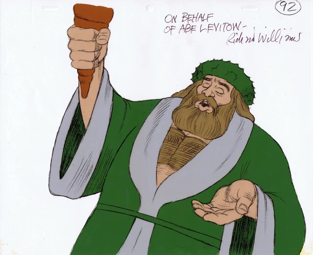 RARE PRODUCTION CEL from Richard Williams's "A Christmas Carol