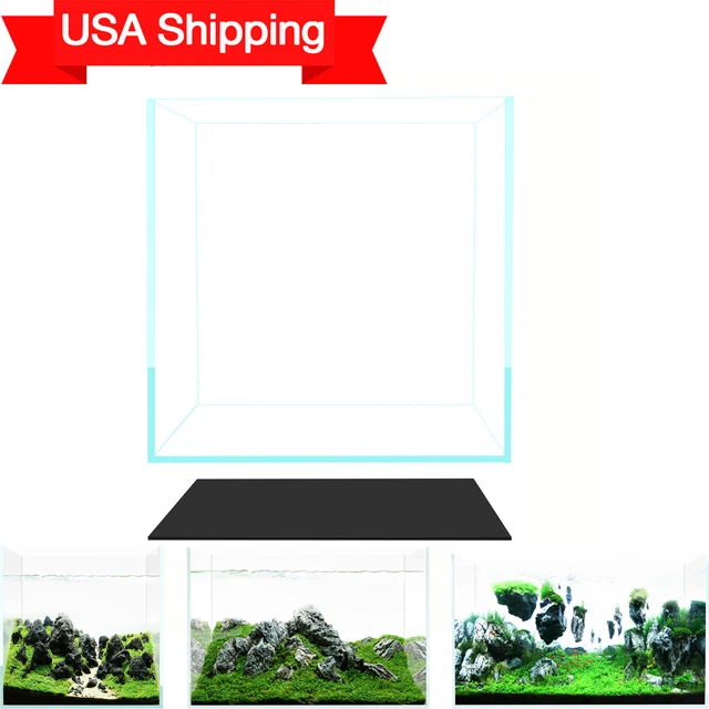 Aquatic Fish Tank Ultra-Clear 45° Mitered Edges Glass Anata Series Aquarium