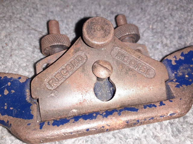 Vintage RECORD  No  0151 Spokeshave flat base spoke shave 2