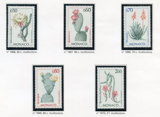 MONACO - SÉRIE neuve** n° 537A / 550A - Prince Rainier