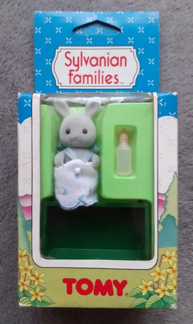 Landau du bébé Sylvanian Family lapin Epoch 1985