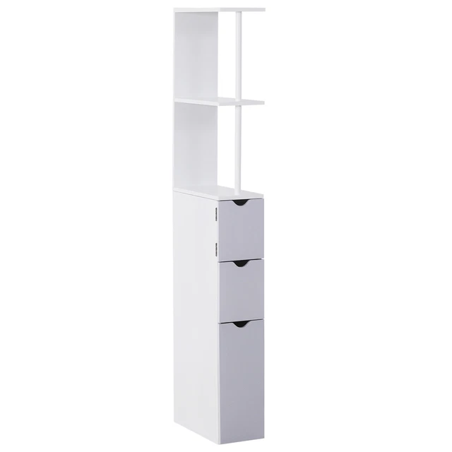 Libreria Girevole A 360° Con 2 Ripiani – Scaffale Rotondo Bianco In PVC E Acciaio, 8 Scomparti, 40x40x60 Cm, Portata 50 Kg. Per Soggiorno, Studio, Camera Da Letto. Montaggio Facilitato - 3
