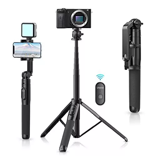 SK-03 Selfie Stick Tripod, 64" Professional Stable Phone Tripod Stand Smartphone