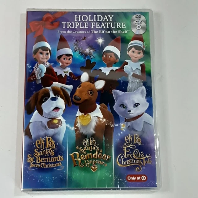 ELF ON A Shelf Elf Pets Holiday Triple Feature [2019; Dvd] Target