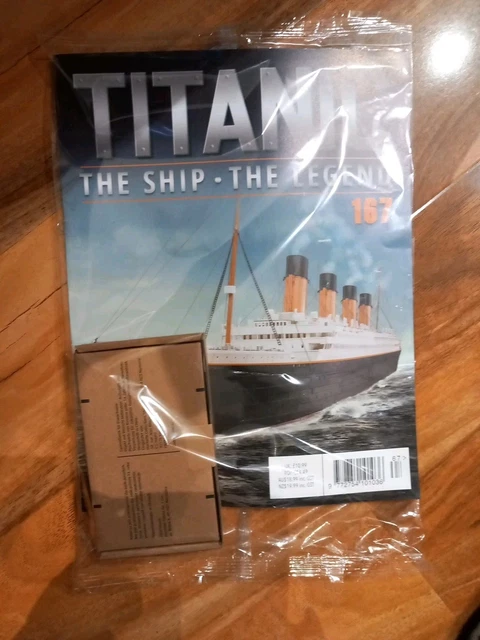 BUILD THE TITANIC SCALE 1:200 HACHETTE issue 167,Collector Edition,ONLY ...