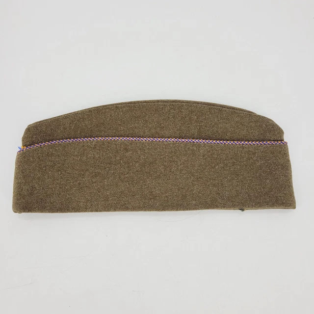 Reproduction US WWII Wool Garrison Cap – Size L, US060 – WW2 Militia Hat Replica