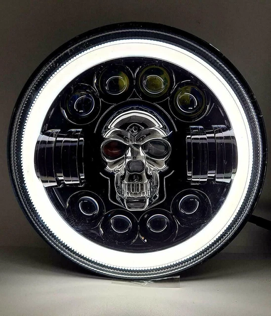 Phare Avant LED 7 Pouces Pour Royal Enfield 650/350 - Neuf AEspares - Garantie 1 Mois