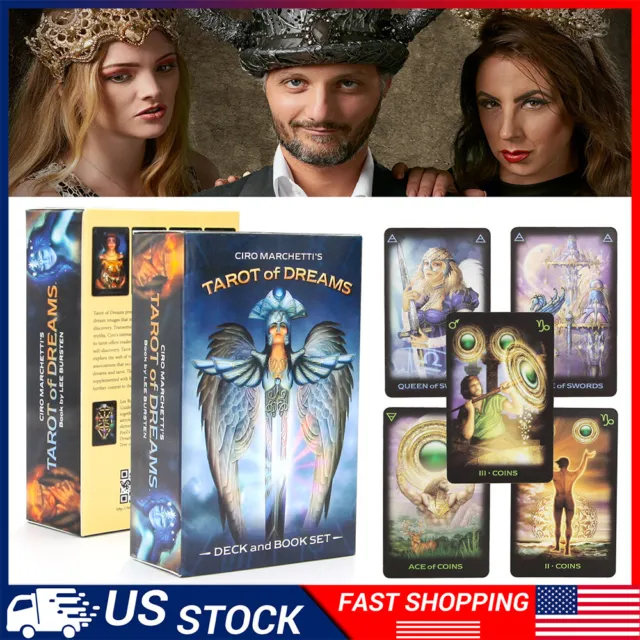 Tarot of Dreams Cards Deck & Guidebook Set by Ciro Marchetti 78 Cards BRAND NEW