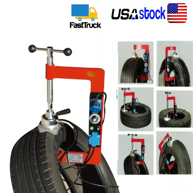 Car Tyre Repair Machine Vacuum Vulcanizing 220V Tire Temperature Control Patches