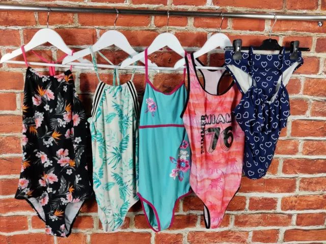 GIRLS BUNDLE AGE 12-13 YEARS PRIMARK NEW LOOK etc SWIMMING COSTUME BEACH 158CM