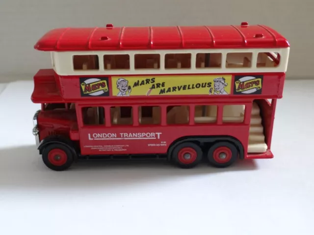 Lledo promotional store model bus