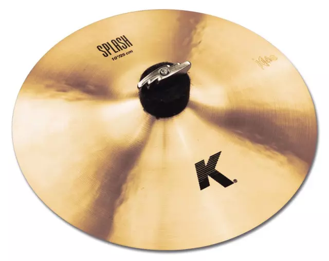 Zildjian K 10" Splash Traditional Finish Becken Cymbal Schlagzeug Drum Dark