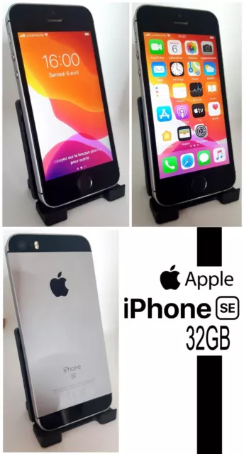 Apple Iphone Se 32Gb Smartphone Noir Debloquer Tout Operateur.
