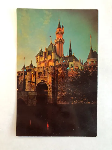 Vintage Disneyland Magic Kingdom Sleeping Beauty Castle Postcard