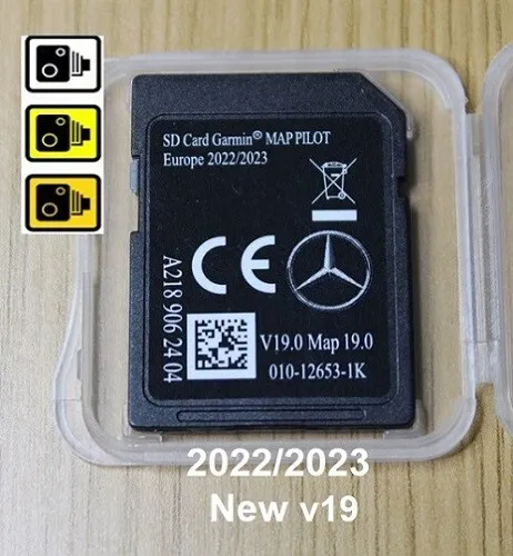 Tarjeta SD v19 2022 2023 Mercedes Garmin Map Pilot star1 + Radar A218 906 24 04