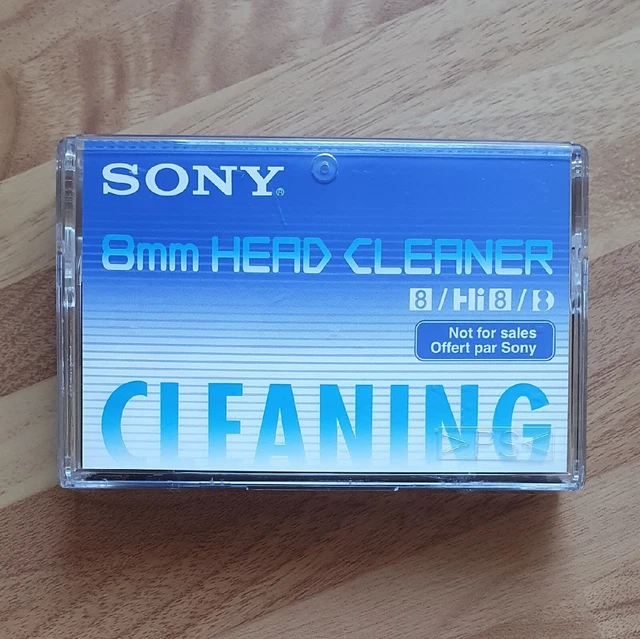 Sony 8mm/Hi8/Digital 8 Camcorder Video Head Cleaner Cassette Tape V8-6CLD *NEW*