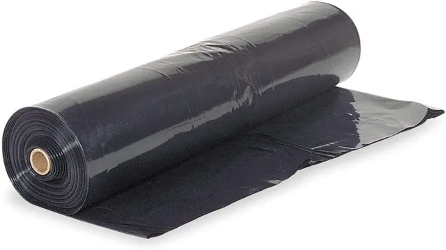 Poly Cover - 4 Mil Black Plastic Sheeting