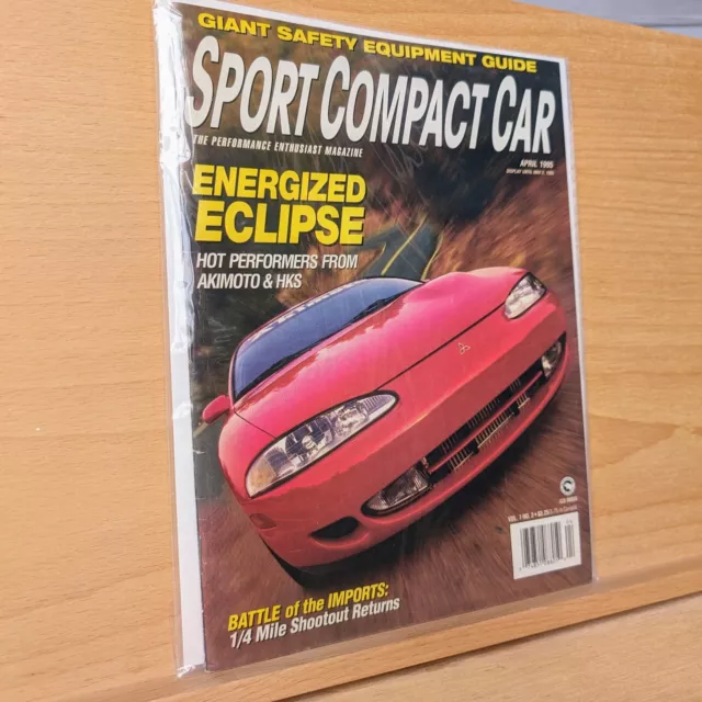 Sport Compact Car Magazine April 1995 Akimoto Mitsubishi Eclipse MINT No Label