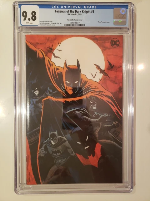 Batman Legends Of The Dark Knight 1 Francavilla Virgin CGC 9.8 DC Comics 2020 Batman Legends Of The Dark Knight 1 Francavilla Virgin CGC 9.8 DC Comics 2020