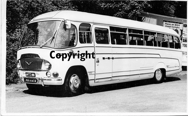 CONWAY HUNT OTTERSHAW 6973NK Bedford SB Duple Coach B&W Bus Photo £1.15