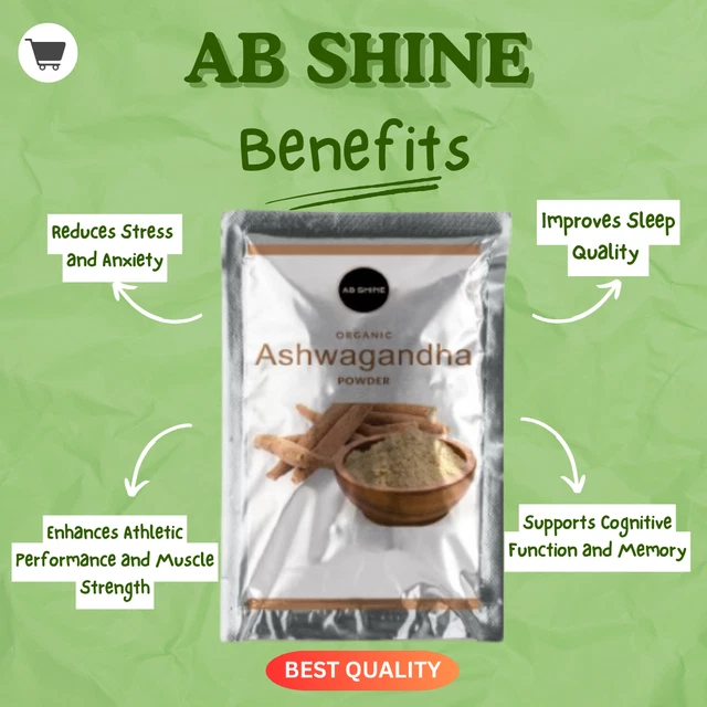 Poudre De Racine D'Ashwagandha (Withania Somnifera) 85g - AgoraMarket - Qualité Alimentaire Naturelle - Origine Inde