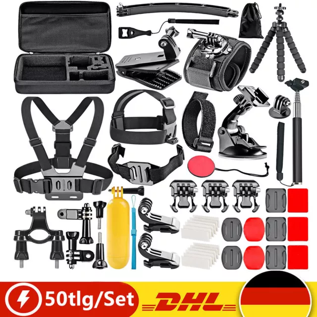 Kit Accessori Action Camera 50 In 1 Kit Supporto Per Gopro Hero 10 9 8 Max 7 6 5