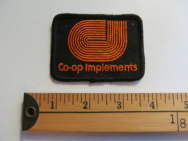 ( 1 Rare Co-Op Coop Tractor Implements Farming Agricukture Farmer Usa Patch )