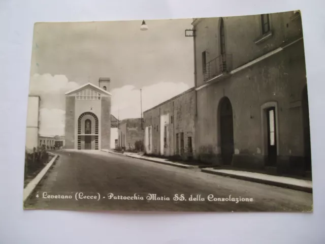 Lecce - Leverano Parrocchia Maria SS. della Consolazione - sp f. g. 1962 fr asp