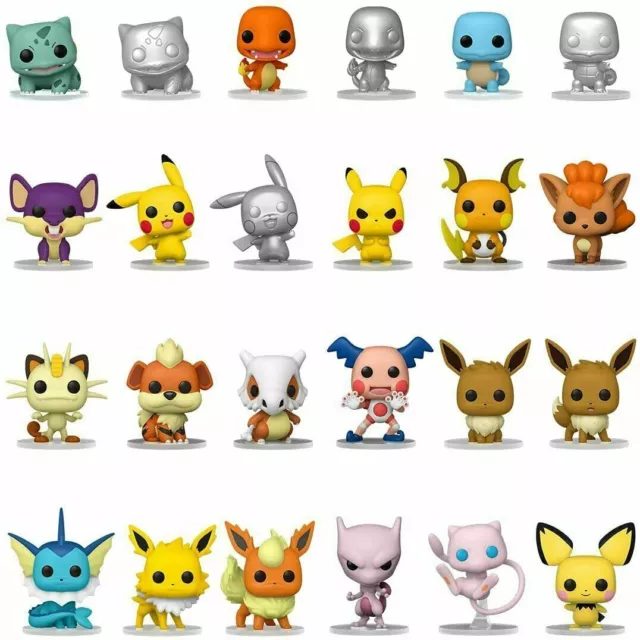 Pokemon Funko Pop Advent Holiday Calendar 2021 Single Figures. Choose Pokemon.