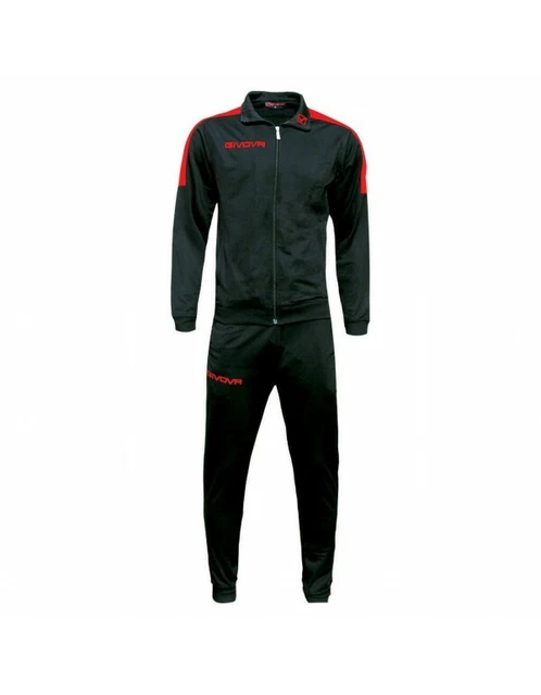 Givova Tuta Revolution Sportiva Allenamento Running Zip Intera Uomo Donna Unisex