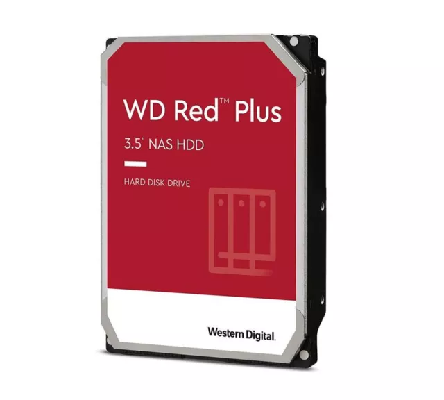 Western Digital WD Red Plus 10TB 3.5' NAS HDD SATA3 7200RPM 256MB Cache 24x7 180