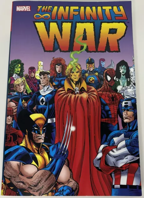 The Infinity War Complete Marvel Deluxe TPB RARE Thanos Warlock Jim Starlin Cap