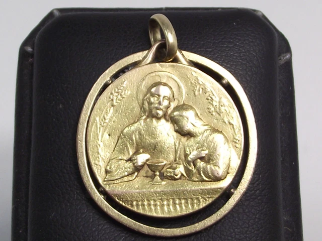 Broche Ancienne De Communiant Datée 10 Juin 1906 - Diamètre 2.2 Cm - Métal Parfait État