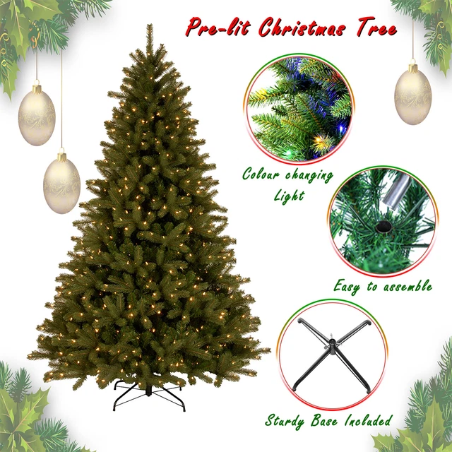 90cm/3ft Grand De Noël Éclairé Twig Wall Arbre 40 Blanc Chaud