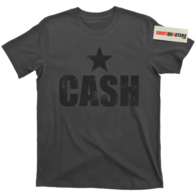 Johnny Cash The Man in Black Cocaine Folsom Prison Blues album live Tee T Shirt