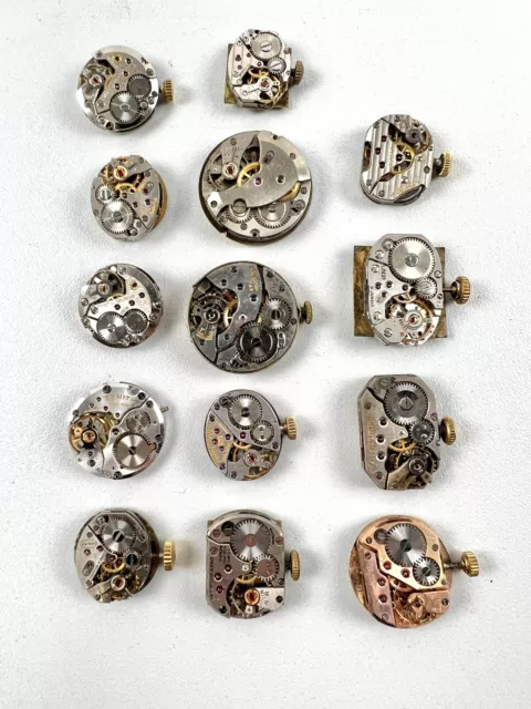 Mechanische Uhrwerke Damenuhren Konvolut Sammlung Bastler IWC Zenith Omega Doxa