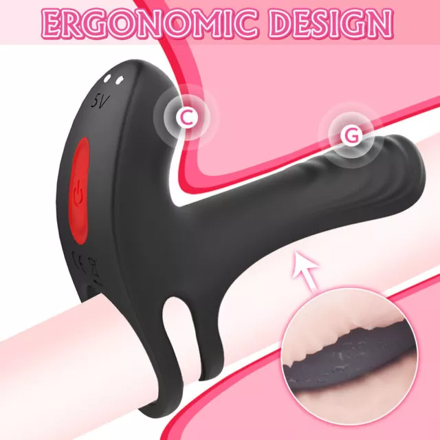 Male-Vibrating-Cock-Sex-Ring-Penis-Enhancer-Clit-Stimulator-Toys-For-Couples