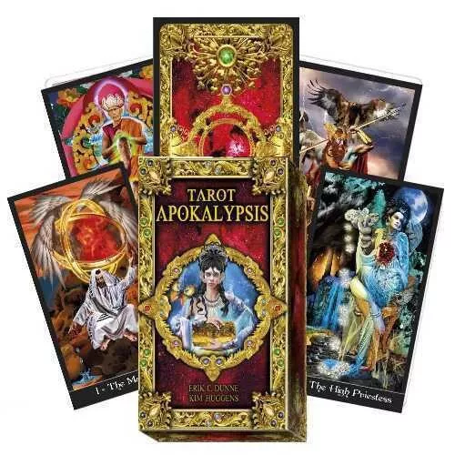 Apokalypsis Tarot Kit Cartes Pont Livre Coffret Dunne Huggens Lo Scarabeo KIT32