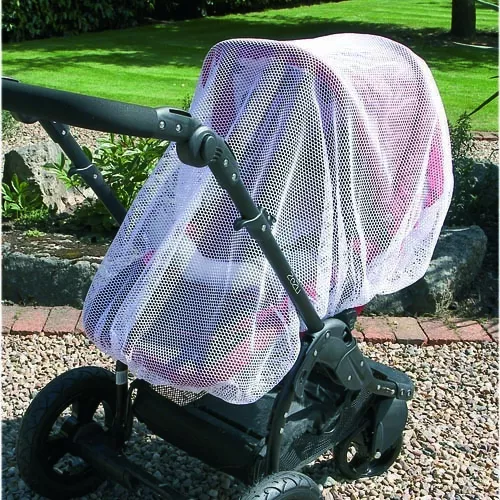 Clippasafe Katzennetz Kinderwagen & Carrycot weiß atmungsaktiv stark netzig kleine Haustierabdeckung 2